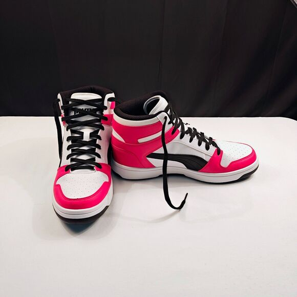 Puma Rebound Layup Speckle Mid Top Sneakers Size US Mn-9.5 - Picture 7 of 14